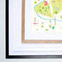 Map Of Hampton Court + Surrounding Area Print, thumbnail 4 of 5