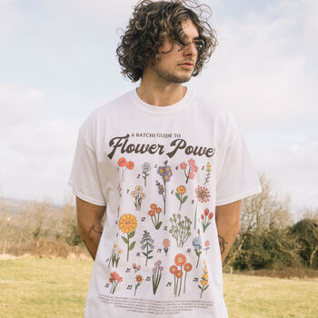 Flower Power Men's Flower Guide T Shirt, 3 of 5