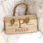 New Baby Personalised Initial Sign, thumbnail 6 of 6
