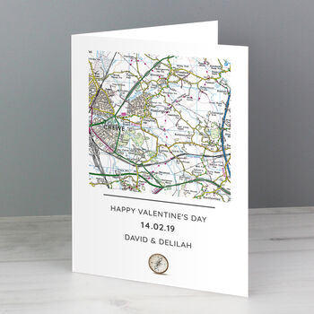 Personalised Map Card, 3 of 5