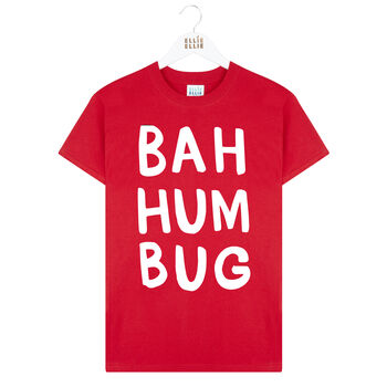 'Bah Humbug' Christmas Unisex T Shirt, 3 of 7