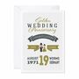 Personalised Golden Wedding Anniversary Card, thumbnail 6 of 6