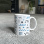Synthesizer Waveform Mug | Synth Music Coffee Cup, thumbnail 6 of 6