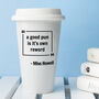 Personalised Words Of Wisdom Teacher's Travel Mug, thumbnail 1 of 7