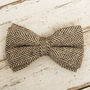 Beaufort Tweed Dog Collar Bow Tie Lead Set, thumbnail 5 of 6