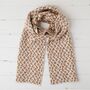 Leopard Lambswool Reversible Scarf, thumbnail 2 of 12