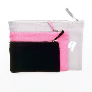 Personalised Text Zipper Pouch, 5 of 11