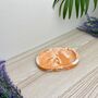 Orange Marbled Draining Soap Dish, thumbnail 2 of 5