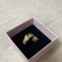 Adjustable Gold Vine Leaf Ring, thumbnail 3 of 6