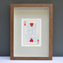 Two Hearts Are Better Than One Playing Card Print, thumbnail 1 of 5