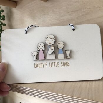 Personalised Daddy's Father's Day Sign, 6 of 6