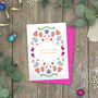 Pack Of Geo Merry Gold Foil Christmas Cards, thumbnail 5 of 10