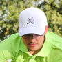 Personalised Golf Clubs Cap Hat Gift For Him, thumbnail 2 of 9