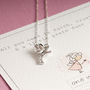 Pixie Dust Sterling Silver Fairy Necklace, thumbnail 2 of 10