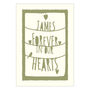 Personalised, Forever In Our Hearts Sympathy Card, thumbnail 5 of 8