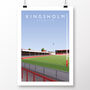 Kingsholm Stadium Gloucester Rugby Poster, thumbnail 2 of 8