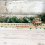 Wooden Christmas Train Advent Calendar Countdown, thumbnail 2 of 5