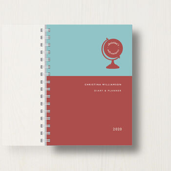 Personalised 2024 Diary For Travel Lovers, 6 of 8