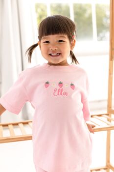 Bear Embroidered Personalised First Birthday T Shirt, 7 of 9