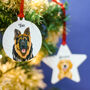 Dog Breed Christmas Tree Decoration Personalised, thumbnail 12 of 12