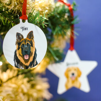 Dog Breed Christmas Tree Decoration Personalised, 12 of 12