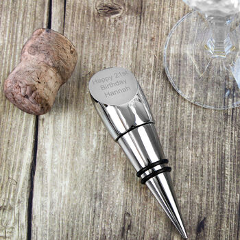 Personalised Wine Bottle Stopper Gift, 2 of 2