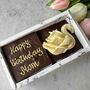 Chocolate Swan And Flower, Novelty Birthday Gift, thumbnail 4 of 9