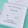 Personalised 70th Birthday Knot Earrings, thumbnail 1 of 2