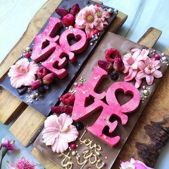 Valentines Chocolate Gift Idea, Personalised Vegan Love, 8 of 9