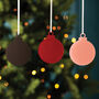Personalised Initial Bauble Christmas Tree Decoration, thumbnail 3 of 4