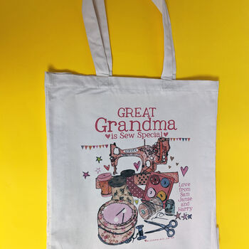 Personalised Great Grandma Bag, 6 of 12