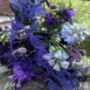 Purple Tones Flower Bouquet Bespoke Hand Tied, thumbnail 2 of 4