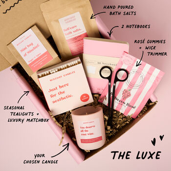 Funny Friend Gift You Deserve All The Rose Wine Scented Candle, 3 of 4