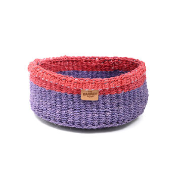 Jukumu: Red And Dusky Pink Bread Basket, 2 of 5