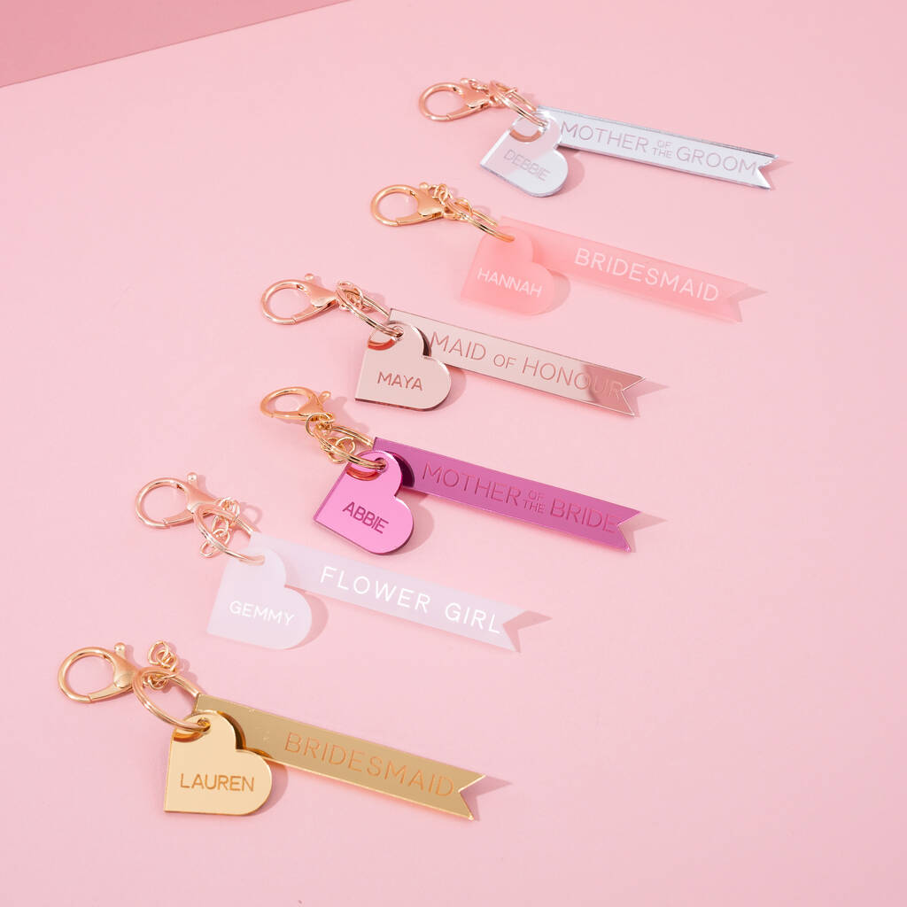 Birthday Girl Personalised Keyring By Team Hen