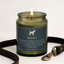 'Beagle' Definition Large Green Candle • Dog Enthusiast • Just Paws • Gift Box, thumbnail 1 of 4