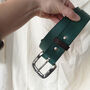 Personalised Custom Colour Leather Belt, thumbnail 8 of 12