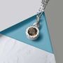 Smoked Quartz Sterling Silver Gemstone Stud Earrings, thumbnail 7 of 12