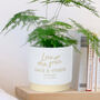 Personalised Wedding Indoor Plant Pot, thumbnail 1 of 6