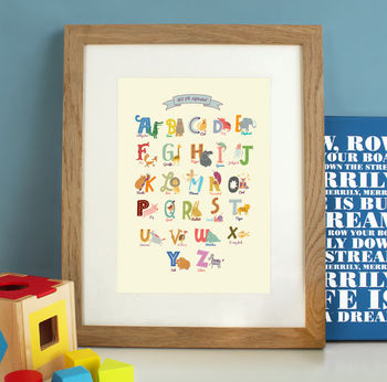 Personalised My First Alphabet Print, 3 of 6
