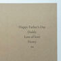 Letter To Daddy Keepsake Card, thumbnail 7 of 7