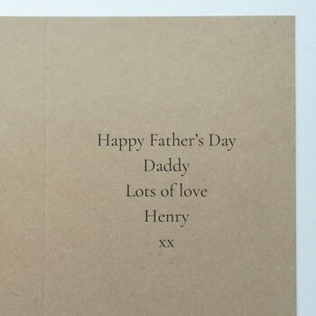Letter To Daddy Keepsake Card, 7 of 7