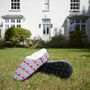 Sadie Grey Knit Red Heart Women's Slippers Indoor/Garden Shoes, thumbnail 9 of 9