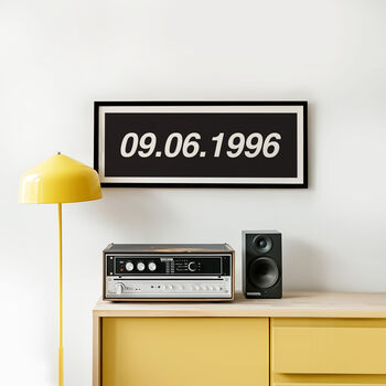 Personalised Date Print Oasis Style, 2 of 9