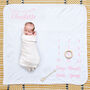 Personalised Baby Milestone Blanket, thumbnail 1 of 3