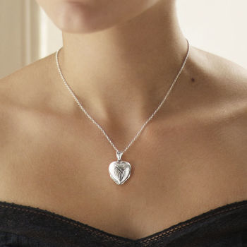 Sterling Silver Four Piece Heart Locket Necklace, 2 of 7