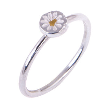 Silver Daisy Ring By Elin Mair - Janglerins | notonthehighstreet.com