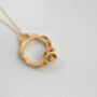 Garnet Semi Precious Gemstone Eternity Necklace, thumbnail 1 of 8