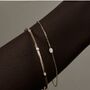 Diamond Cuff Bracelet Gold Vermeil, thumbnail 2 of 4