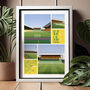 Norwich City Views Of Carrow Road Poster, thumbnail 1 of 7